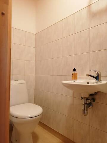 Фото номера Дом для отпуска Дома для отпуска Vacation home by the lake with sauna г. Stalbe 20