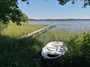 Фото номера Дом для отпуска Дома для отпуска Vacation home by the lake with sauna г. Stalbe 29